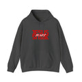 Jesus Reflection Hoodie – Red Mirrored Typography Christian Hoodie