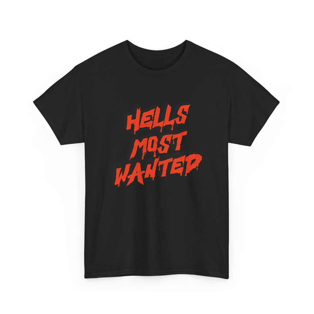 T-Shirt — "Hell's Most Wanted" Retro Red Graphic Tee