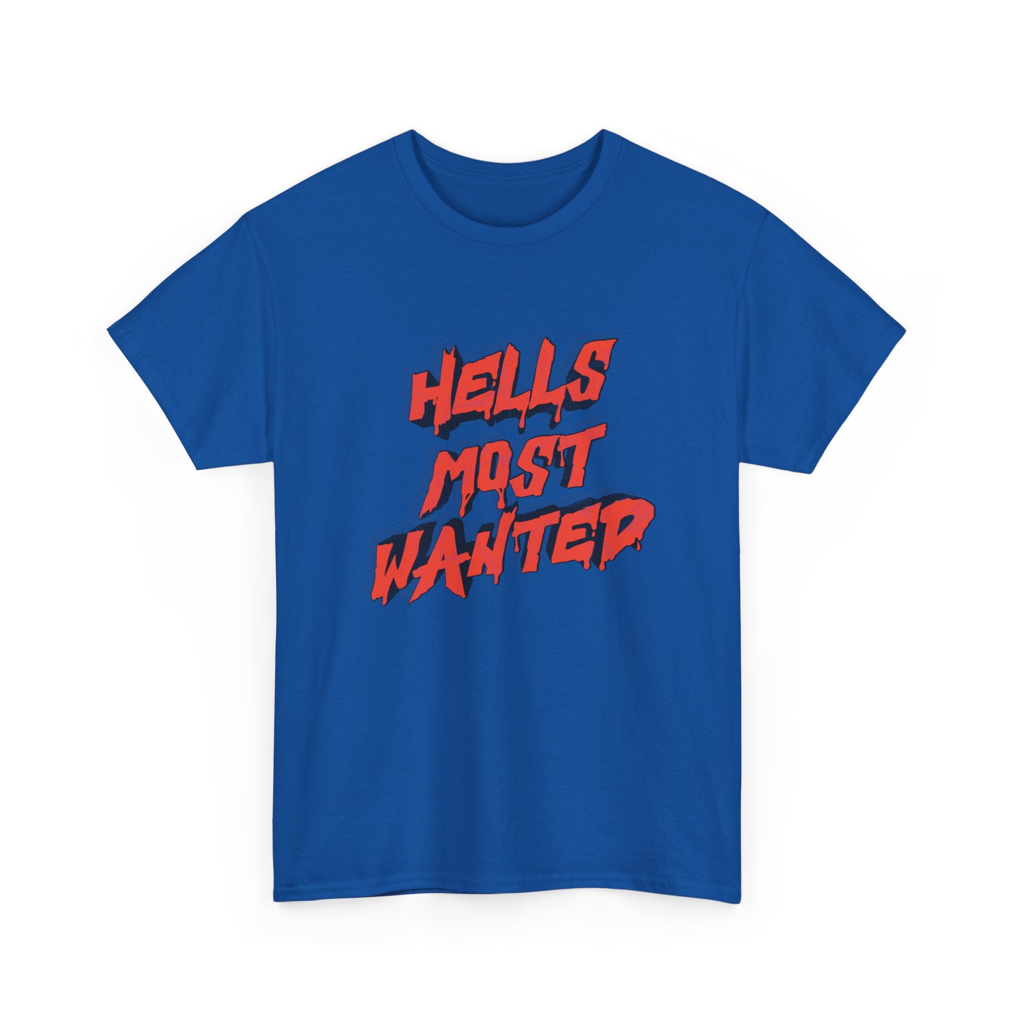 T-Shirt — "Hell's Most Wanted" Retro Red Graphic Tee